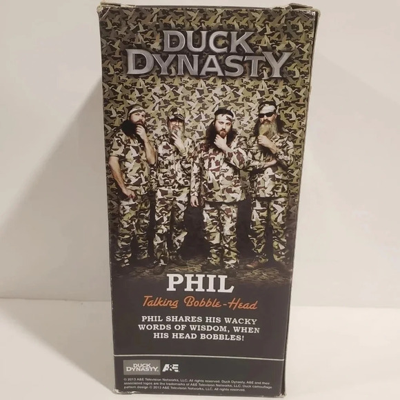Duck Dynasty Wacky Wobbler Talking Bobble Head (Phil). - Picture 3 of 4